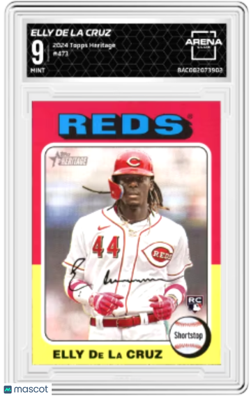 2024 Topps Heritage Elly De La Cruz #473 RC Arena Club 9