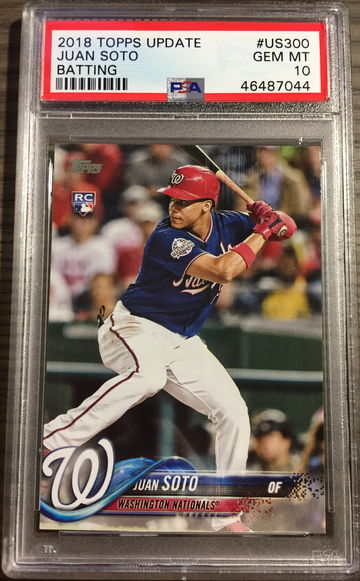 Juan Soto 2018 Topps Update US300 PSA 10