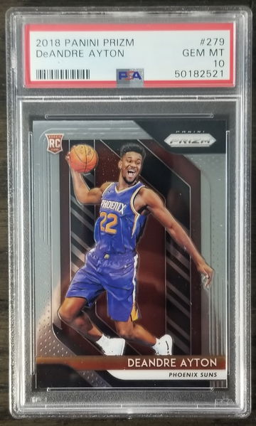 2018-19 Prizm DeAndre Ayton RC PSA 10