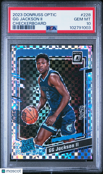 2023 Panini Donruss Optic GG Jackson II #228 Checkerboard PSA 10