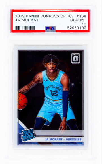 2019-20 Panini Donruss Optic Ja Morant RC Rookie #168 PSA 10