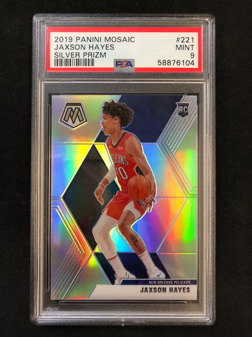 2019 Panini Mosaic - Jaxon Hayes - Rookie Silver Prizm PSA 9 Mint