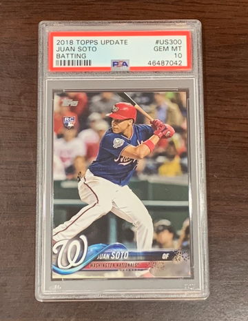 2018 Topps Update Juan Soto PSA 10