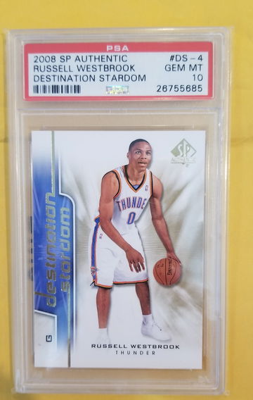 Russell Westbrook 2008 SP AUTHENTIC PSA 10