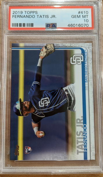 2019 Topps Series 2 Fernando Tatis Jr. 410 PSA 10