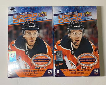 2020-21 UD HOCKEY SERIES 1 HOCKEY HOBBY BOX NEW SEALED LAFRENIERE YOUNG GUNS