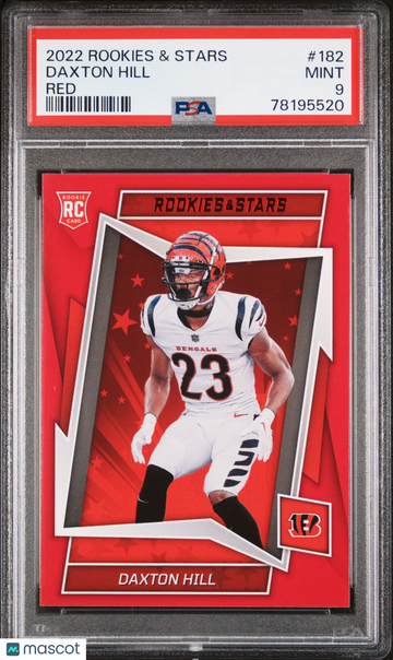 2022 Panini Rookies & Stars Daxton Hill #182 Red PSA 9