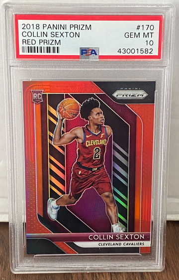Collin Sexton 2018 Panini Prizm 170 Rookie Red /299 PSA 10