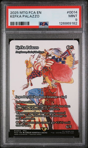 2025 Final Fantasy: Through the Ages - English Borderless Kefka Palazzo #0014 PSA 9