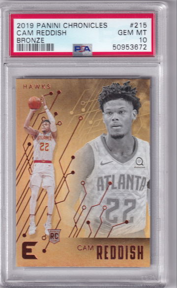 2019 Panini Chronicles Cam Reddish Essentials Bronze #215 PSA 10
