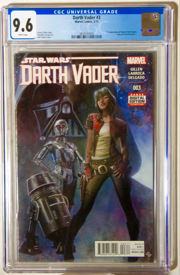 Star Wars Darth Vader #3 - CGC 9.6- 1st Print - 1st Appearance of Doctor Aphra, Triple Zero & BT-1