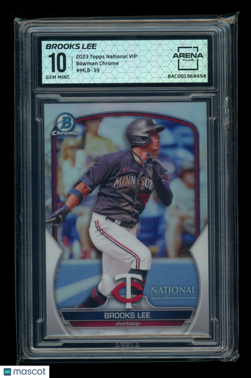 2023 Topps Bowman Chrome National Brooks Lee #NAT-39 Arena Club 10