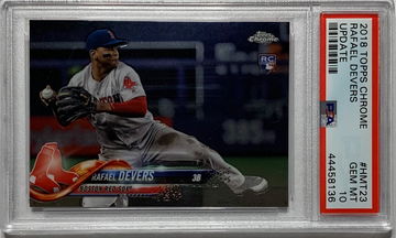 2018 Topps Chrome Update Rafael Devers PSA 10 #HMT23