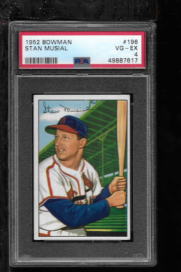 1952 BOWMAN STAN MUSIAL PSA 4