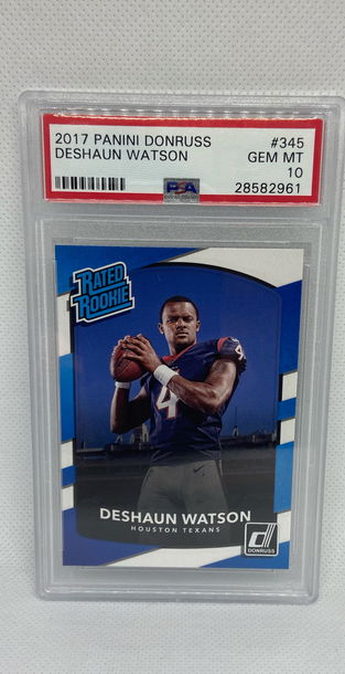 2017 DONRUSS OPTIC DESHAUN WATSON ROOKIE RC #195 PSA 10 GEM MINT HOT!