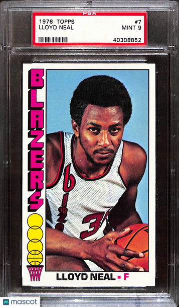 1976-77 Topps Lloyd Neal #7 [Base] Base Set PSA 9