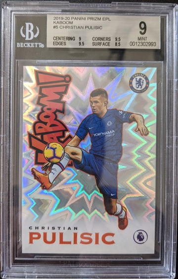 2019 Panini Prizm Christian Pulisic Kaboom BGS 9