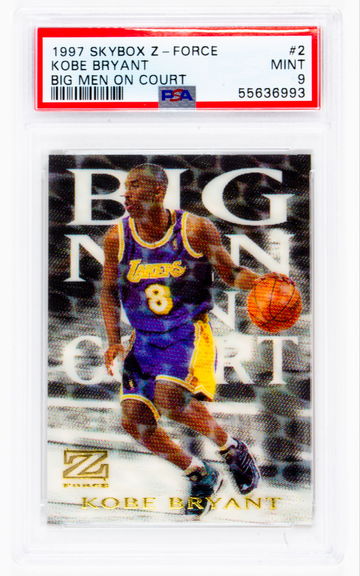 1997-98 Skybox Z-Force Kobe Bryant Big Men On Court #2 PSA 9