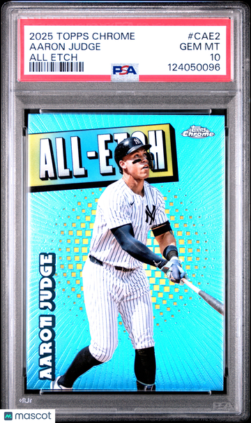 2025 Topps Chrome All Etch Aaron Judge #CAE2 PSA 10