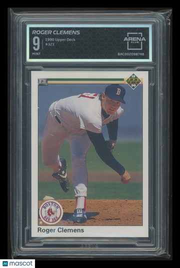 1990 Upper Deck Roger Clemens #323 Arena Club 9