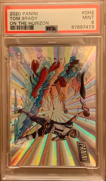 2020 Panini On The Horizon #OH2 Tom Brady PSA 9 Mint Patriots