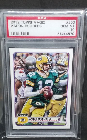 2012 TOPPS Magic Aaron Rodgers PSA 10