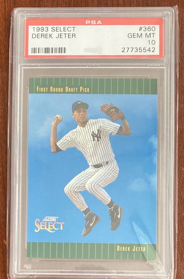 1993 Select Derek Jeter PSA 10 Gem Mt