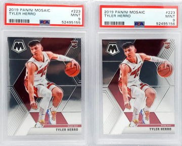 Tyler Herro Mosaic PSA 9 x 2