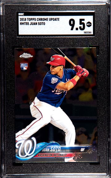 2018 Topps Chrome Update Juan Soto SGC