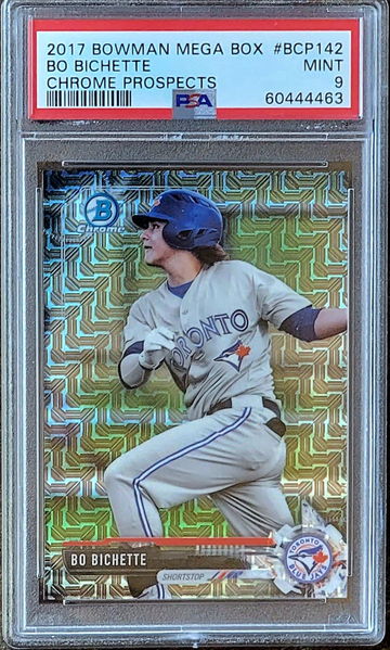 2017 BO BICHETTE Topps Bowman Mega Box Chrome Mojo Prospects PSA 9 POP 37 Rookie RC #BCP142