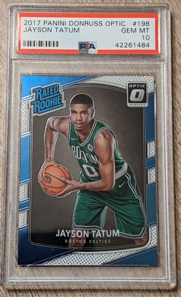 Jayson Tatum 2017 Optic #198 PSA 10