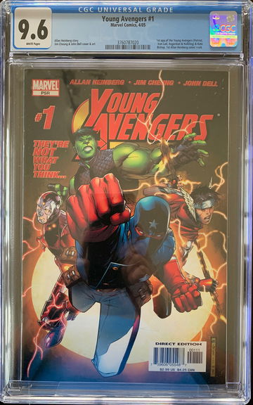 Young Avengers 1 CGC 9.6 first Young Avengers