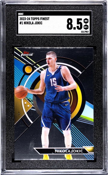 2023-24 Topps Finest Nikola Jokic #1 SGC 8.5
