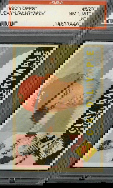 1960 Topps #523 Clay Dalrymple