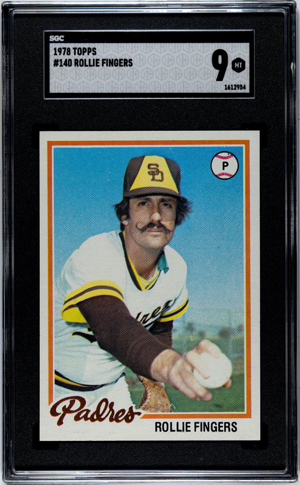 1978 Topps #140 Rollie Fingers SGC 9