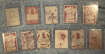 11 Card Errict Rhett 1/1 1 Of 1 One Printing Plate Lot Florida Gators Tampa Bucs