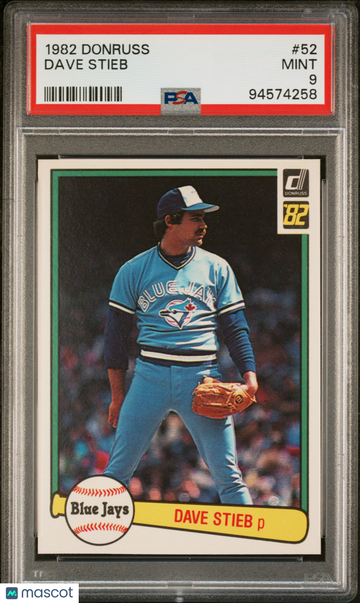 1982 Donruss Dave Stieb #52 PSA 9