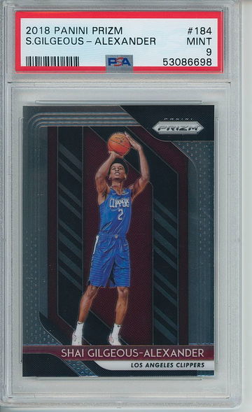 2018 Shai Gilgeous-Alexander Prizm PSA 9 Mint