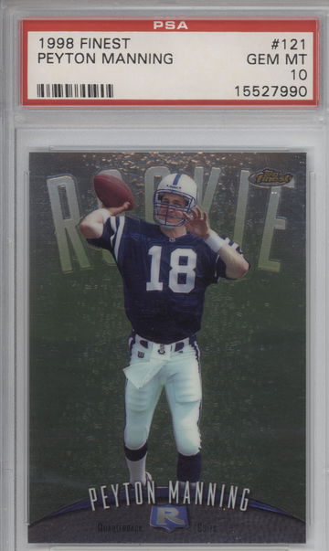 1998 Finest Peyton Manning PSA 10