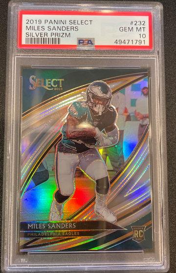 Miles Sanders Field Level Select Silver PSA 10