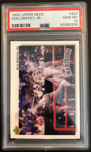 1992 Upper Deck # 424 Ken Griffey Jr. PSA 10 GEM MINT