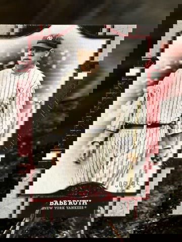 2024 Topps Tier One BABE RUTH #/25 Red Foil Parallel GEM MT New York Yankees