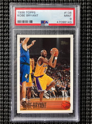 1996 Topps Kobe Bryant RC PSA 9