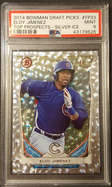 2014 Bowman Silver Ice Eloy Jimenez PSA 9