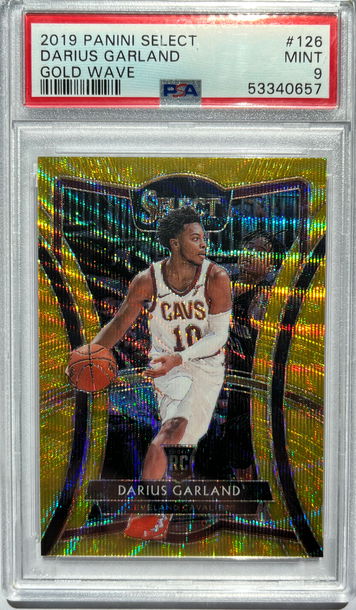2019 Select Darius Garland Gold Wave Premier Level PSA 9