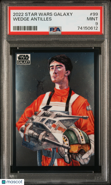 2022 Topps Chrome Star Wars Galaxy Wedge Antilles #99 PSA 9