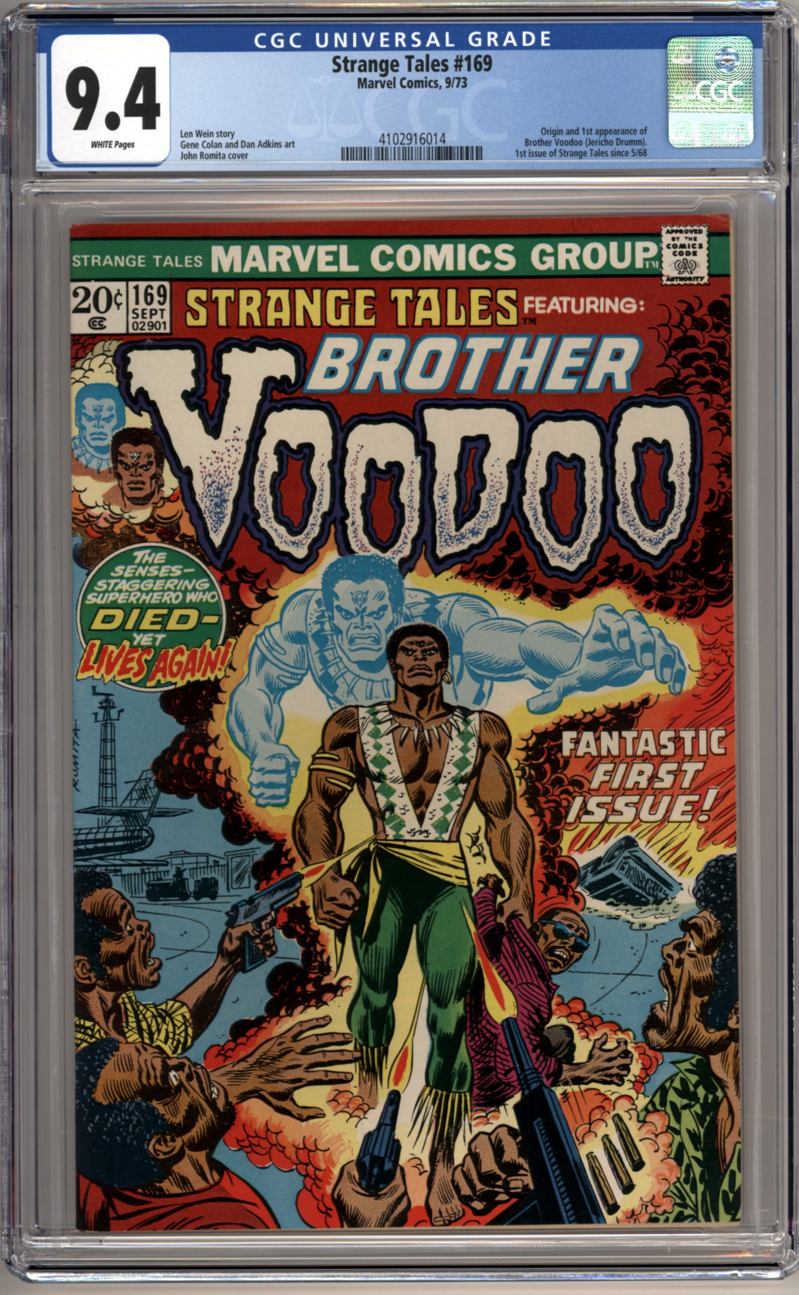 Strange Tales #169 CGC 9.4 