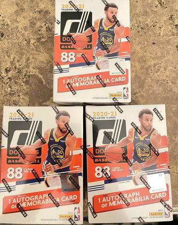 2020 - 2021 Donruss Basketball Blaster Boxes Lot of 3
