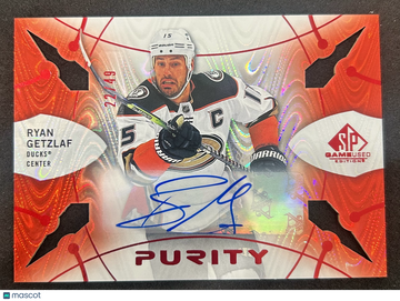 2023 SP Game Used Purity Ryan Getzlaf #P-51 /49 Autograph