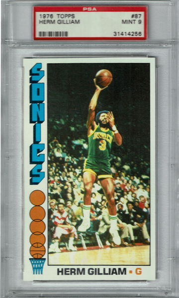 1976 Topps #87 Herm Gilliam PSA 9 MINT